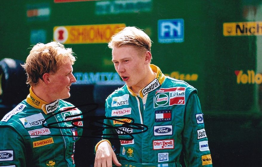 Autogramm Formel 1 | Johnny HERBERT | 1992 Foto (GP Deutschland Häkkinen)