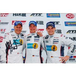 Autogramm Tourenwagen | Hans-Joachim STUCK | 2010 Foto (Gruppenbild Audi R8 Team)