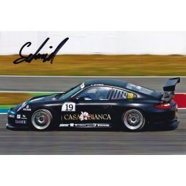 Autogramm Tourenwagen | Clemens SCHMID | 2011 Foto (Rennszene Color Porsche 911 GT3)