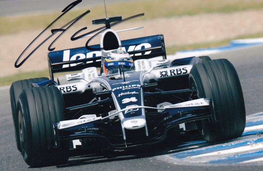 Autogramm Formel 1 | Nico HÜLKENBERG | 2008 Foto (Rennszene Color Williams Jerez)