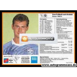 Autogramm Fussball | KFC Uerdingen 05 | 1990 | Bernd DREHER