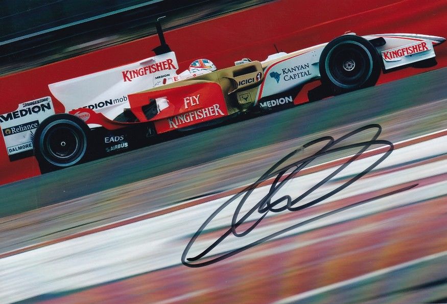 Autogramm Formel 1 | Adrian SUTIL | 2009 Foto (Rennszene Color Force India) 1