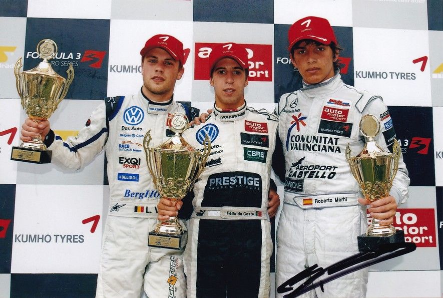 Autogramm Tourenwagen | Edoardo MORTARA | 2010 Foto (Siegerehrung Color)
