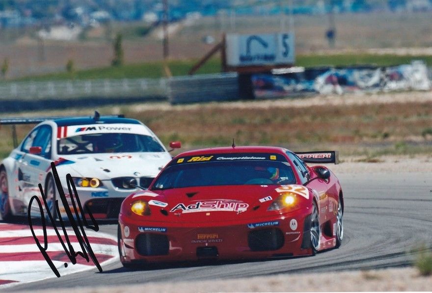 Autogramm Tourenwagen | Pierre KAFFER | 2010 Foto (Rennszene Color Ferrari F430)