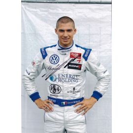 Autogramm Tourenwagen | Edoardo MORTARA | 2010 Foto (Portrait Color VW)