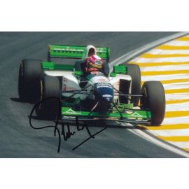 Autogramm Formel 1 | Pedro LAMY | 1996 Foto (Rennszene Color Minardi)