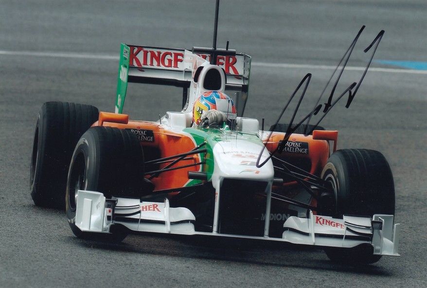 Autogramm Formel 1 | Adrian SUTIL | 2009 Foto (Rennszene Color Force India) 2