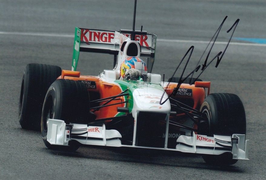Autogramm Formel 1 | Adrian SUTIL | 2009 Foto (Rennszene Color Force India) 2