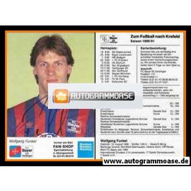 Autogramm Fussball | KFC Uerdingen 05 | 1990 | Wolfgang FUNKEL