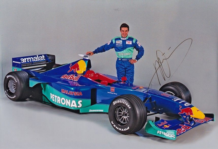Autogramm Formel 1 | Pedro DINIZ | 1999 Foto (Portrait Color Sauber C18)