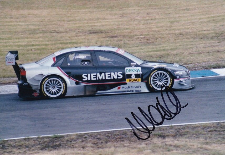 Autogramm Formel 1 | Allan McNISH | 2005 Foto (Rennszene Color Audi A4)