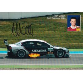 Autogramm Formel 1 | Allan McNISH | 2005 Foto (Collage Color Audi Team Abt)