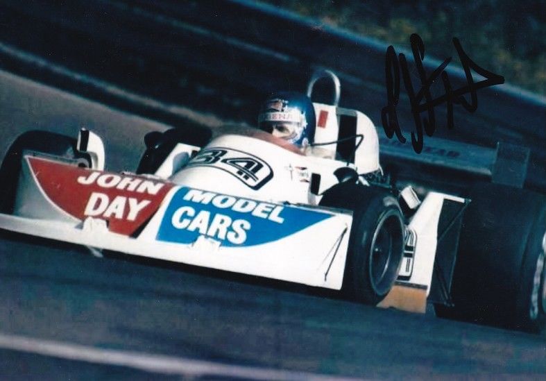 Autogramm Formel 1 | Hans-Joachim STUCK | 1976 Foto (Rennszene Color March GP Frankreich)