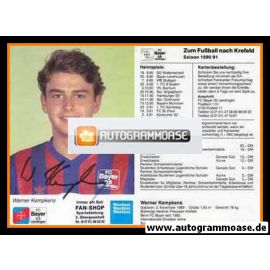 Autogramm Fussball | KFC Uerdingen 05 | 1990 | Werner KEMPKENS