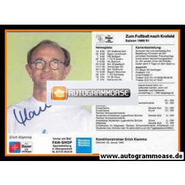 Autogramm Fussball | KFC Uerdingen 05 | 1990 | Erich KLAMMA