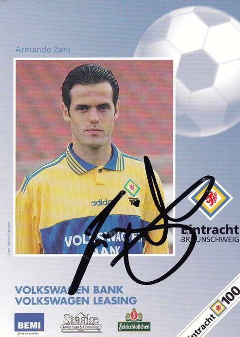 Autogramm Fussball | Eintracht Braunschweig | 1998 | Armando ZANI