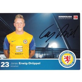 Autogramm Fussball | Eintracht Braunschweig | 2013 | Jonas ERWIG-DRÜPPEL