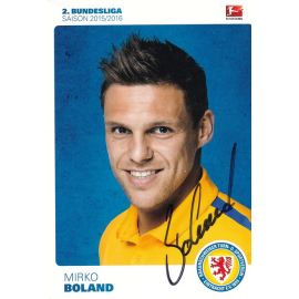 Autogramm Fussball | Eintracht Braunschweig | 2015 | Mirko BOLAND