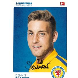 Autogramm Fussball | Eintracht Braunschweig | 2015 | Dennis SLAMAR