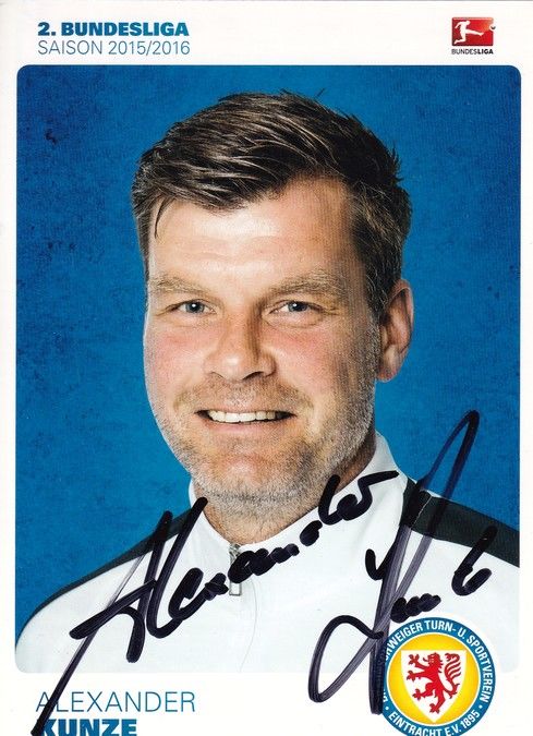 Autogramm Fussball | Eintracht Braunschweig | 2015 | Alexander KUNZE