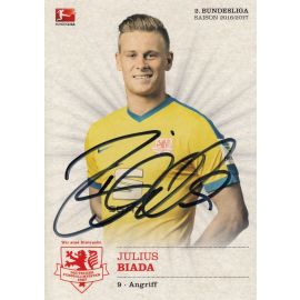 Autogramm Fussball | Eintracht Braunschweig | 2016 | Julius BIADA