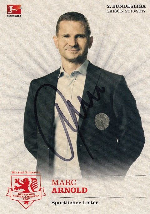 Autogramm Fussball | Eintracht Braunschweig | 2016 | Marc ARNOLD