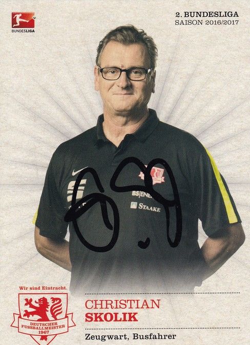 Autogramm Fussball | Eintracht Braunschweig | 2016 | Christian SKOLIK