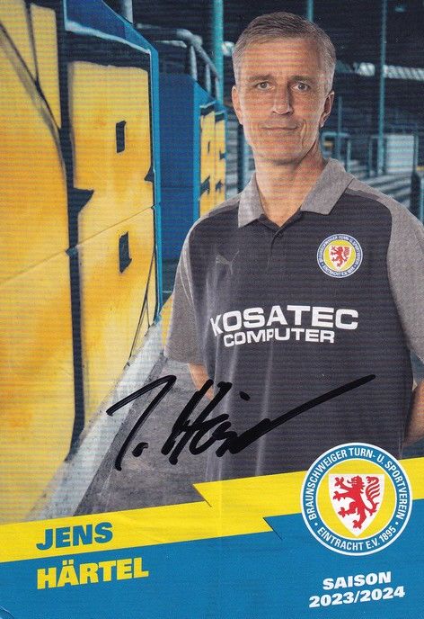 Autogramm Fussball | Eintracht Braunschweig | 2023 | Jens HÄRTEL