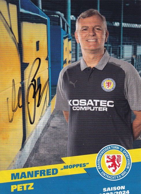 Autogramm Fussball | Eintracht Braunschweig | 2023 | Manfred PETZ