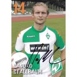 Autogramm Fussball | SV Werder Bremen | 2006 we win | Sandro STALLBAUM
