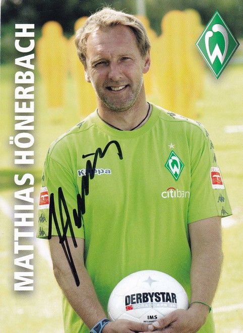 Autogramm Fussball | SV Werder Bremen | 2007 | Matthias HÖNERBACH