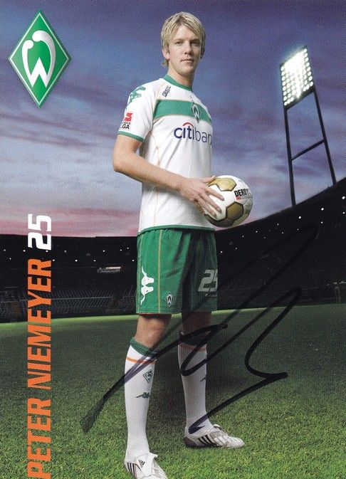 Autogramm Fussball | SV Werder Bremen | 2008 | Peter NIEMEYER 