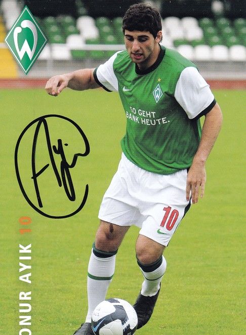 Autogramm Fussball | SV Werder Bremen | 2009 | Onur AYIK