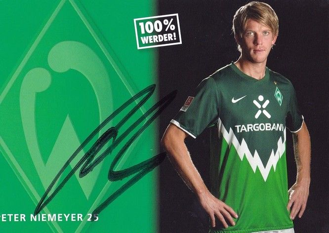 Autogramm Fussball | SV Werder Bremen | 2010 | Peter NIEMEYER 