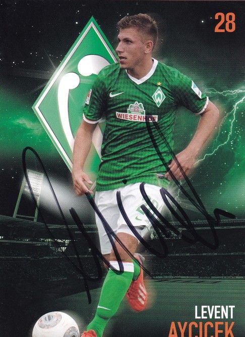 Autogramm Fussball | SV Werder Bremen | 2013 | Levent AYCICEK