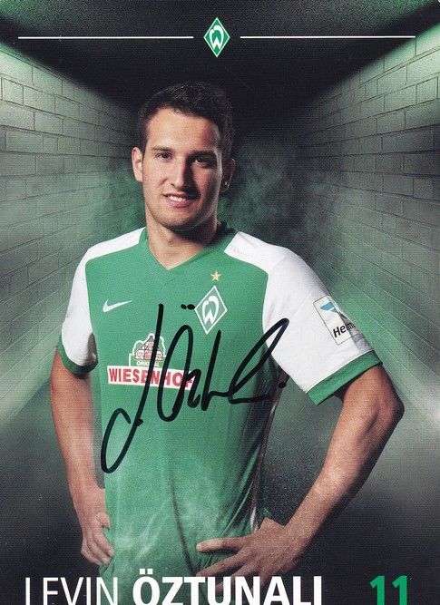 Autogramm Fussball | SV Werder Bremen | 2015 | Levin ÖZTUNALI