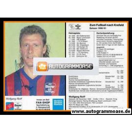 Autogramm Fussball | KFC Uerdingen 05 | 1990 | Wolfgang ROLFF