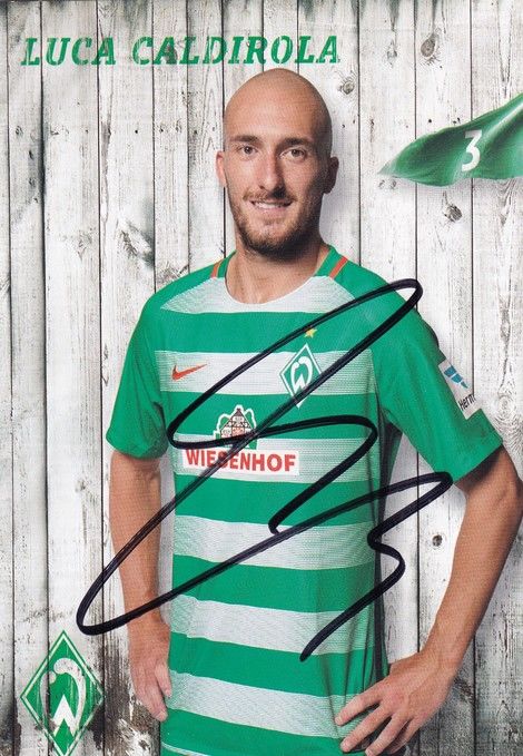 Autogramm Fussball | SV Werder Bremen | 2016 | Luca CALDIROLA