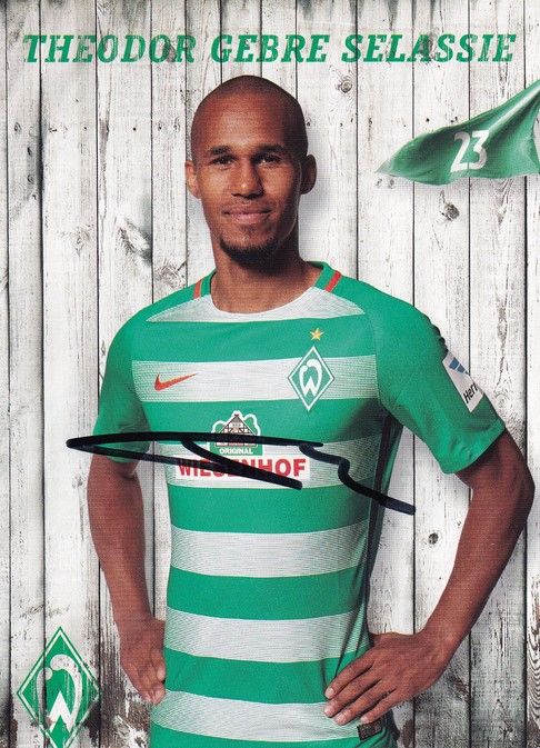 Autogramm Fussball | SV Werder Bremen | 2016 | Theodor GEBRE SELASSIE