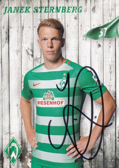 Autogramm Fussball | SV Werder Bremen | 2016 | Janek STERNBERG