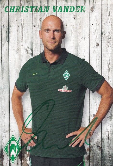 Autogramm Fussball | SV Werder Bremen | 2016 | Christian VANDER 