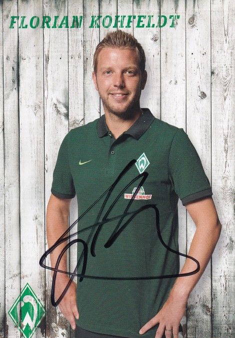 Autogramm Fussball | SV Werder Bremen | 2016 | Florian KOHFELDT