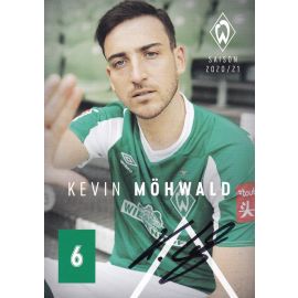Autogramm Fussball | SV Werder Bremen | 2020 | Kevin MÖHWALD