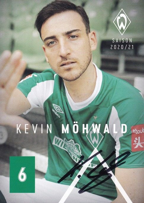 Autogramm Fussball | SV Werder Bremen | 2020 | Kevin MÖHWALD
