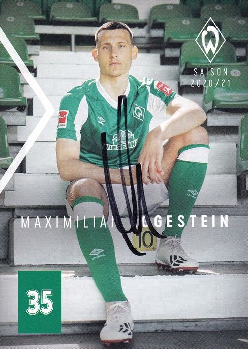Autogramm Fussball | SV Werder Bremen | 2020 | Maximilian EGGESTEIN