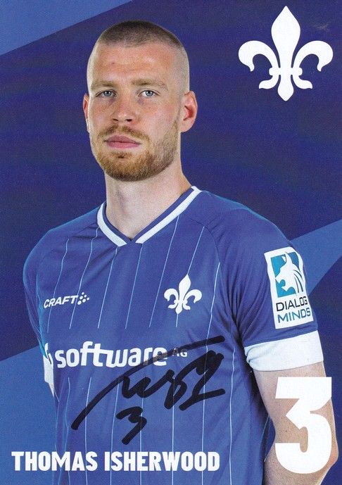 Autogramm Fussball | SV Darmstadt 98 | 2021 | Thomas ISHERWOOD