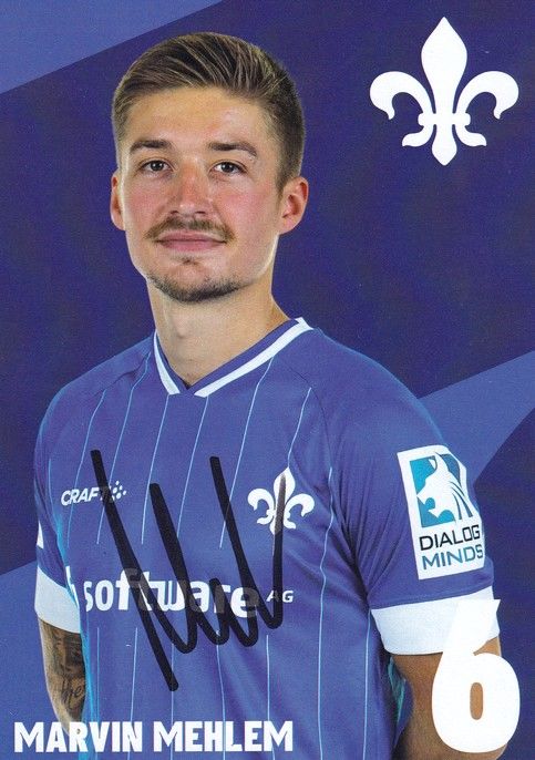Autogramm Fussball | SV Darmstadt 98 | 2021 | Marvin MEHLEM