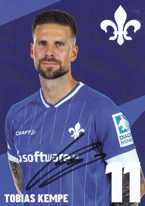 Autogramm Fussball | SV Darmstadt 98 | 2021 | Tobias KEMPE