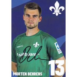 Autogramm Fussball | SV Darmstadt 98 | 2021 | Morten BEHRENS