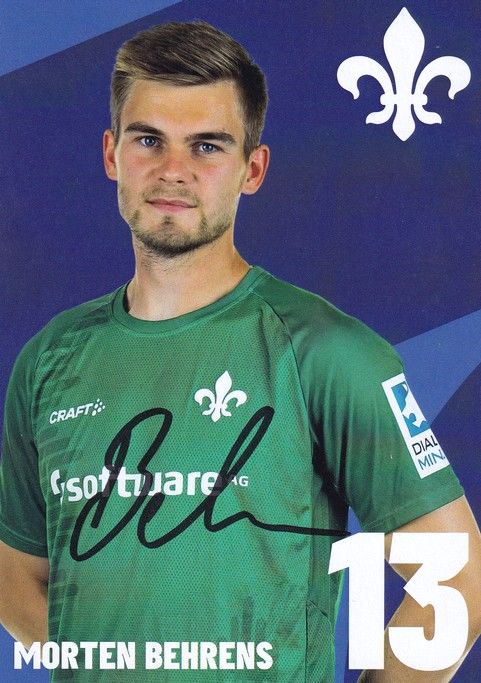 Autogramm Fussball | SV Darmstadt 98 | 2021 | Morten BEHRENS